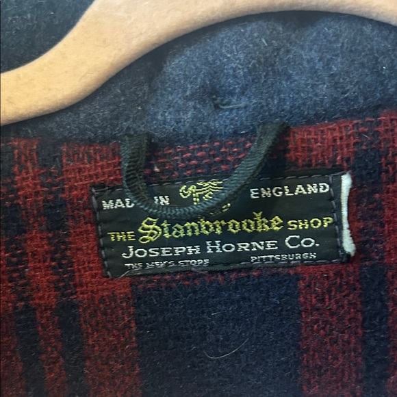 Rare Vintage 60s Men's Boiled Wool Navy Toggle Joseph Horne Coat - Picture 2 of 8